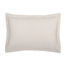 Uni - Taie D'Oreiller - Satin De Coton - Taupe 05