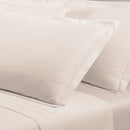 Uni - Taie D'Oreiller - Satin De Coton - Taupe 05