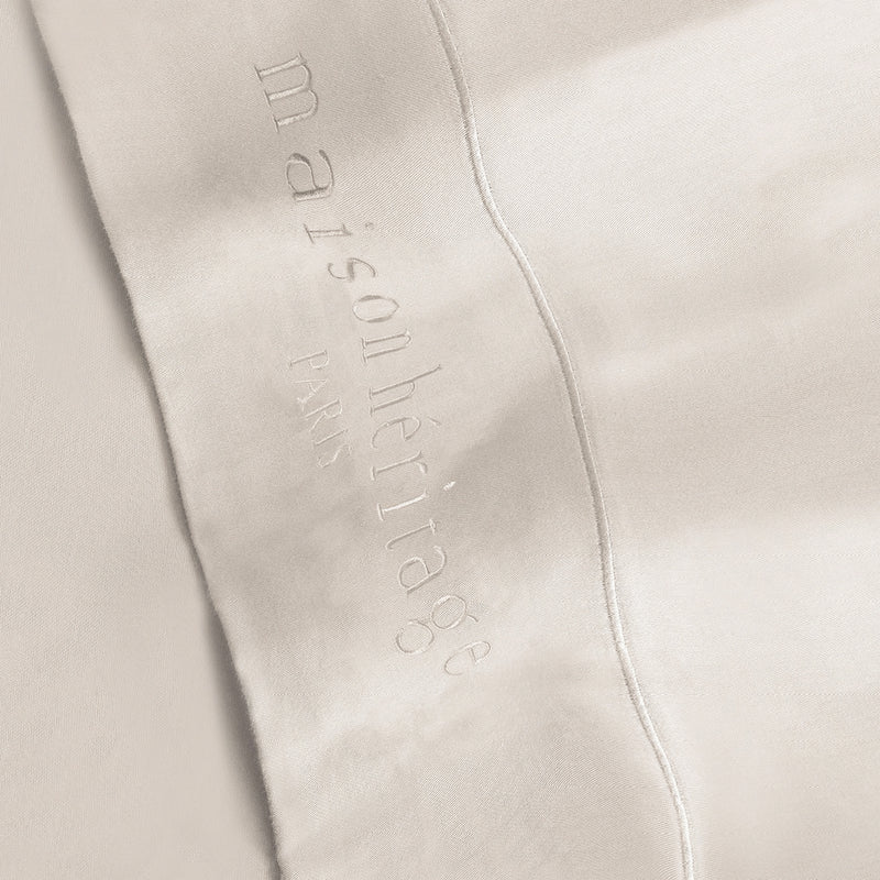 Uni - Drap Plat - Satin De Coton - Taupe 05
