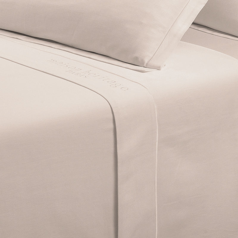 Uni - Drap Plat - Satin De Coton - Taupe 05