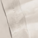 Uni - Ensemble De Draps - Satin De Coton - Taupe 05