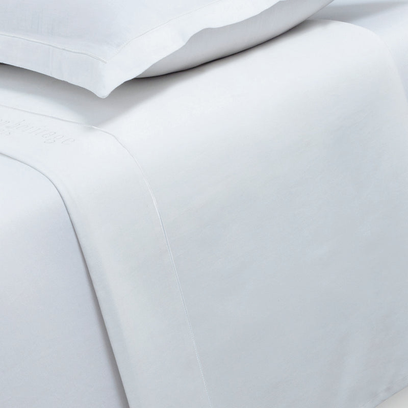 Uni - Drap Plat - Satin De Coton - Blanc 01