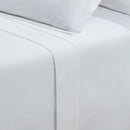 Uni - Drap Plat - Satin De Coton - Blanc 01