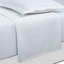 Uni - Ensemble De Draps - Satin De Coton - Blanc 01