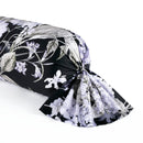 Hortensia - Taie De Traversin - Satin De Coton - Bleu Foncé