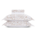 Indienne - Ensemble De Draps - Satin De Coton - Taupe