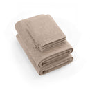 Eden - Ensemble Complet De Linge De Bain - Coton Peigné Lt - Taupe