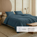 Uni - Taie De Traversin Gaze De Coton - Blue 14