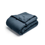 Uni - Édredon Avec Glands Gaze De Coton - Blue 14