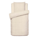 Uni - Housse De Couette + Taie D'Oreiller Gaze De Coton - Taupe 07
