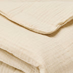 Uni - Couverture Gaze De Coton - Taupe 07