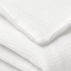 Uni - Couverture Gaze De Coton - Blanc 02