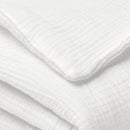 Uni - Couverture Gaze De Coton - Blanc 02
