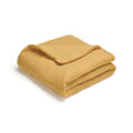 Uni - Couverture Gaze De Coton - Jaune 04