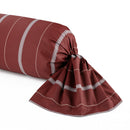 Lioré - Taie De Traversin - Satin De Coton - Bordeaux