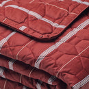 Lioré - Couvre-Lit - Satin De Coton - Bordeaux