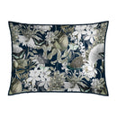 Jardin Orné - Taie D'Oreiller - Satin De Coton - Blue 11