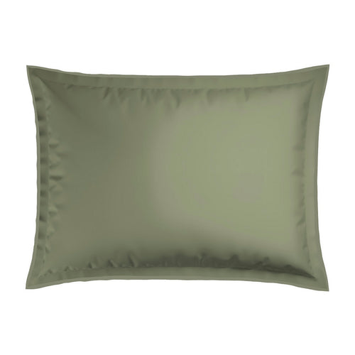 Jardin Orné - Taie D'Oreiller - Satin De Coton - Vert 10