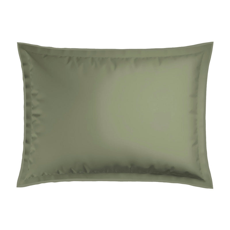 Jardin Orné - Taie D'Oreiller - Satin De Coton - Vert 10