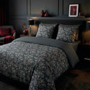 Toile Damassée - Taie D'Oreiller - Satin De Coton - Noir