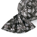 Toile Damassée - Taie De Traversin - Satin De Coton - Noir
