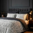 Fleur De Prestige - Taie D'Oreiller - Satin De Coton - Noir