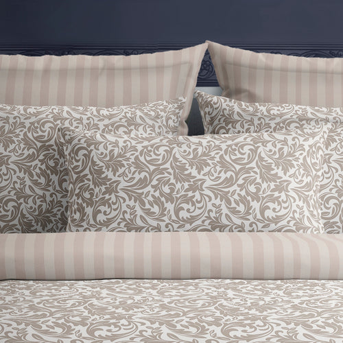 Esprit Damas - Taie D'Oreiller - Satin De Coton - Taupe