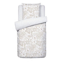 Indienne - Housse De Couette + Taie D'Oreiller - Satin De Coton - Taupe