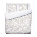 Indienne - Housse De Couette + Taie D'Oreiller - Satin De Coton - Taupe