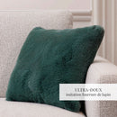 Zyra - Housse De Coussin Imitation Fourrure - Vert