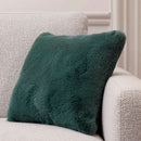 Zyra - Housse De Coussin Imitation Fourrure - Vert
