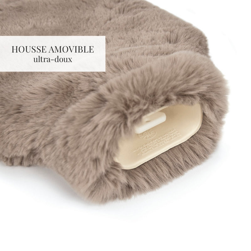 Uni - Bouillotte Avec Housse - Beige