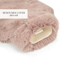 Uni - Bouillotte Avec Housse - Rose Clair
