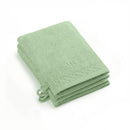 Eden - Set De 4 Gants De Toilette - Vert Prairie