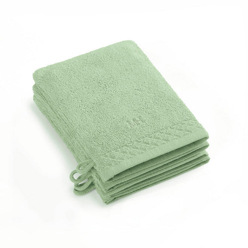 Eden - Set De 4 Gants De Toilette - Vert Prairie