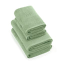 Eden - Set De 2 Serviettes + 2 Draps De Bain - Vert Prairie