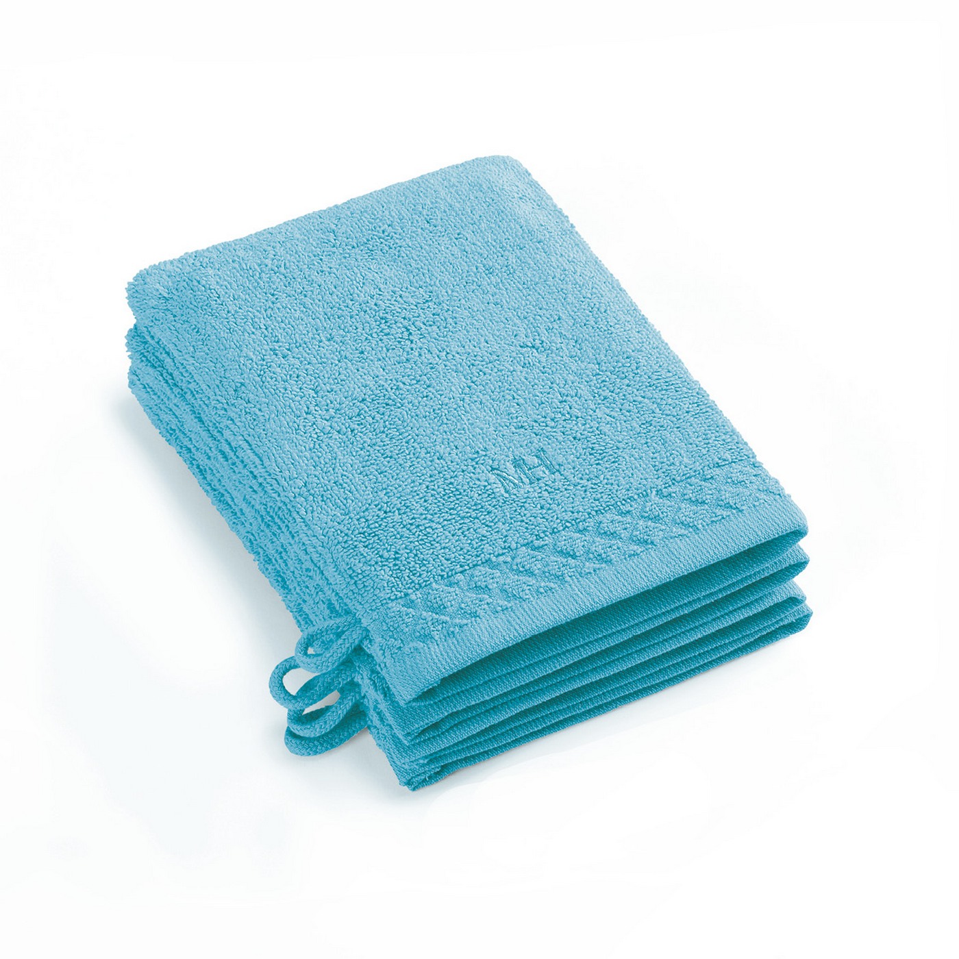 Eden - Set De 4 Gants De Toilette - Turquoise