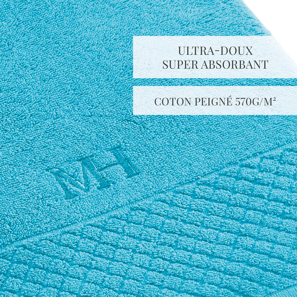 Eden - Set De 4 Gants De Toilette - Turquoise
