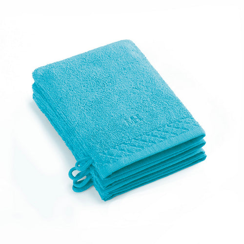 Eden - Set De 4 Gants De Toilette - Turquoise