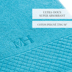 Eden - Set De 2 Draps De Bain - Turquoise