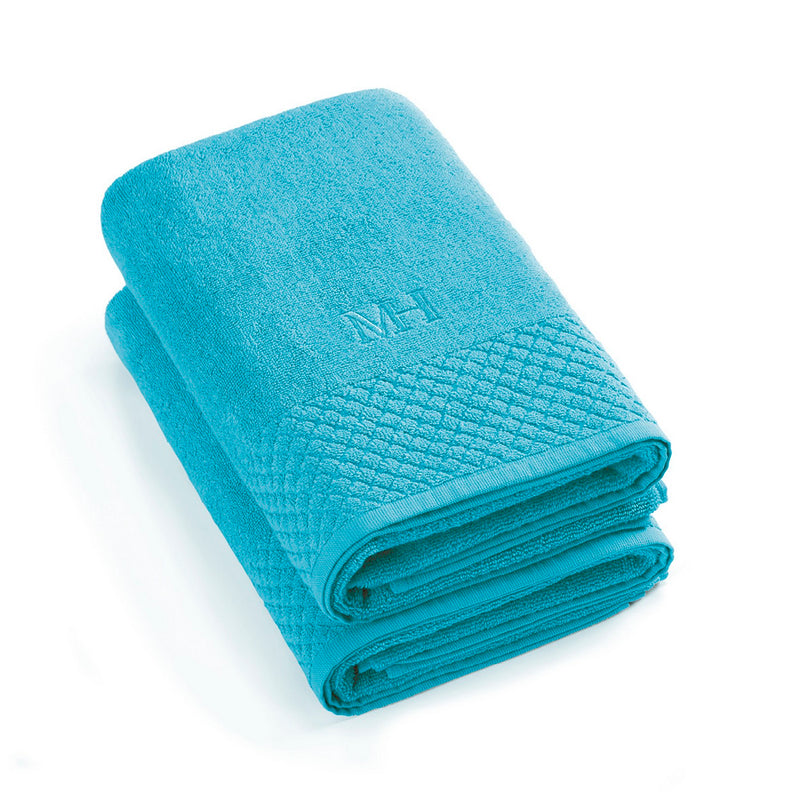 Eden - Set De 2 Draps De Bain - Turquoise