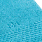 Eden - Set De 2 Serviettes + 2 Draps De Bain - Turquoise