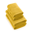 Eden - Set De 2 Serviettes + 2 Draps De Bain - Jaune