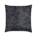 Jardin Botanique - Taie D'Oreiller - Satin De Coton - Gris Foncé