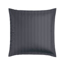 Jardin Botanique - Taie D'Oreiller - Satin De Coton - Gris Foncé