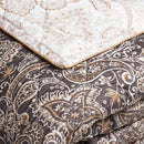 Indienne - Couvre-Lit - Satin De Coton - Taupe
