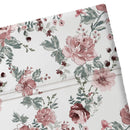 Peony - Drap Plat - Satin De Coton - Blanc