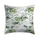 Jardin Exotique - Taie D'Oreiller - Satin De Coton - Blanc