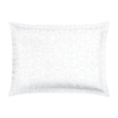 Baroque - Taie D'Oreiller - Satin De Coton - Tissé Jacquard - Blanc