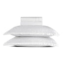 Baroque - Ensemble De Draps - Satin De Coton - Tissé Jacquard - Blanc
